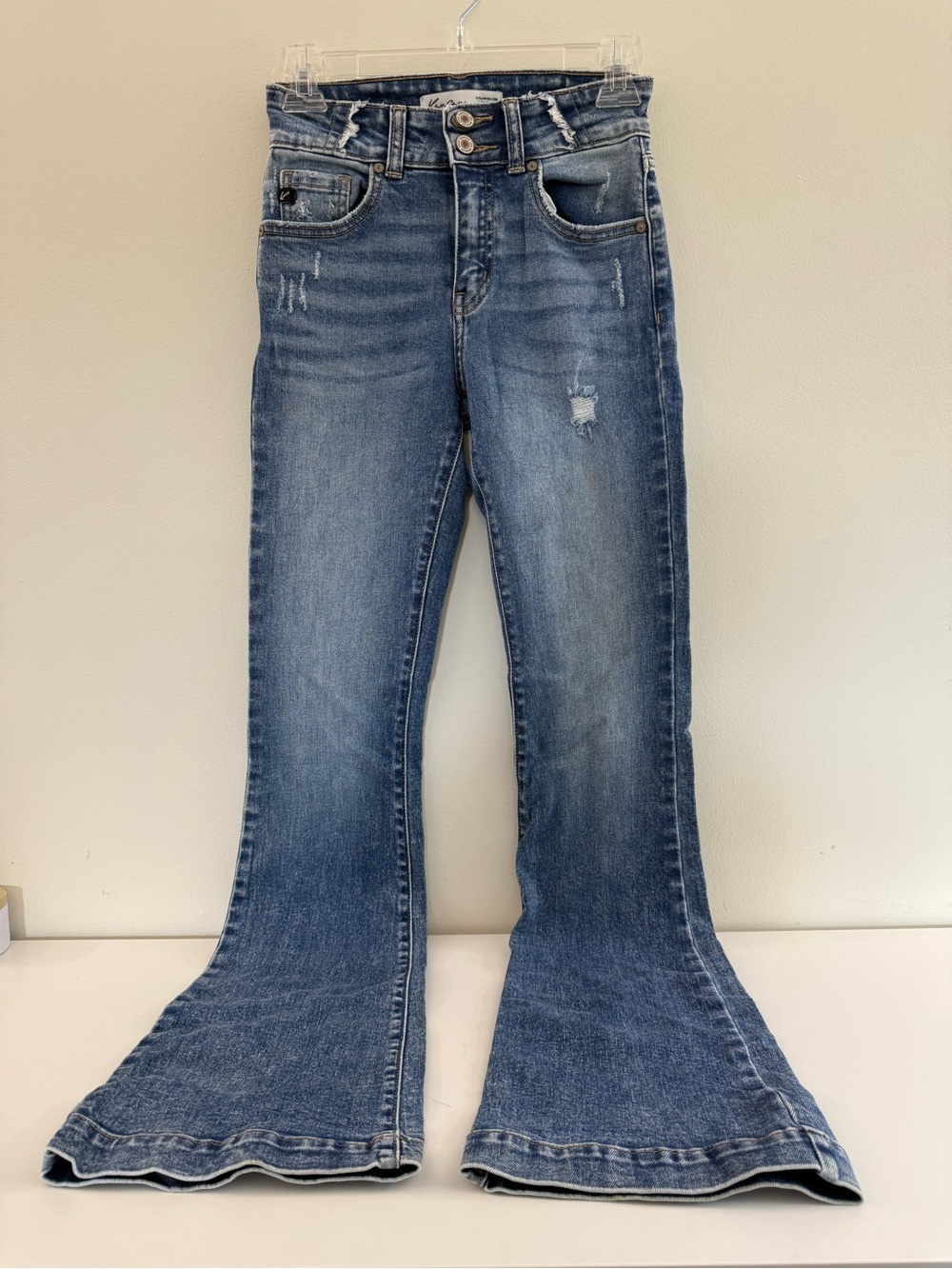 Women's Kancan High-Rise Flare Jeans in Medium Blue